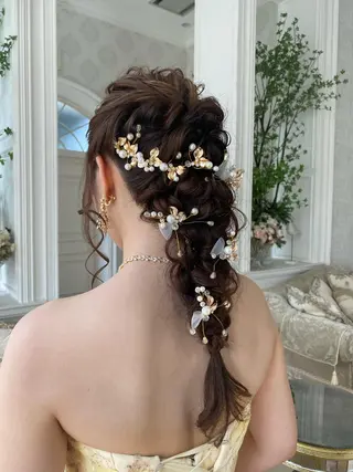 ヘアアレンジ 💫お呼ばれヘア💫 men's✨ともえ✨のヘアスタイル