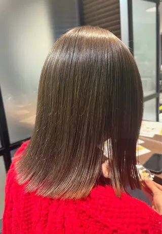 ミディアム カラー 艶カラー/ハイトーン /アレンジ/meiのヘアスタイル