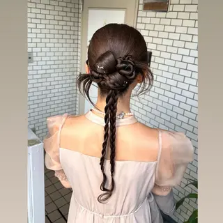 ロング ヘアアレンジ 褒められヘアメイク /‎ボブ女子🐶みおのその他イメージ