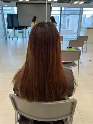 ロング 門石 一栞のヘアスタイル