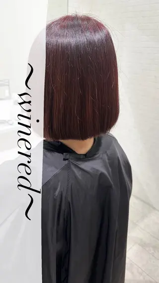 ミディアム Number.タナカ 間々田髪質改善のヘアスタイル