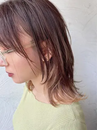セミロング レイヤーカット🫧 ／髪質改善✨TOWAのヘアスタイル