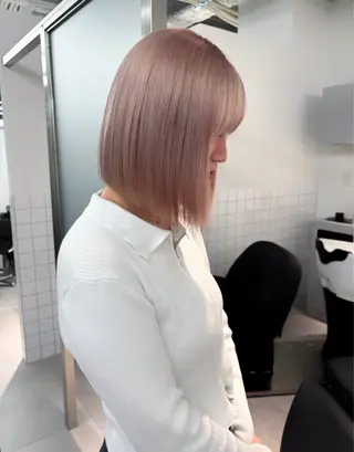 カラー 𝗺𝗶𝗸𝘂♡ 似合わせ🎀のヘアスタイル