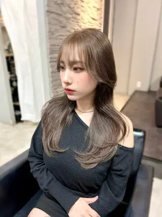 セミロング カラー 💘大人可愛く💘 Natsuki❥❥❥のヘアスタイル