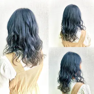 ロング カラー ヘアアレンジ ✨最強美容師✨ 💙にっしー西村💙のヘアスタイル