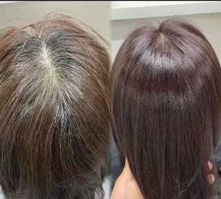 セミロング ヘアアレンジ GLanz 朱蒙のヘアスタイル