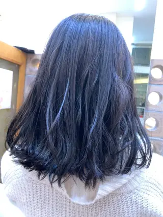 ロング カラー プロフィールを ご覧くださいのヘアスタイル