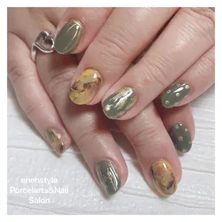 ミディアム ネイル 👑enen style👑のネイルデザイン