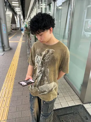 ショート 韓国ボブ/縮毛矯正 /レイヤーカットのヘアスタイル