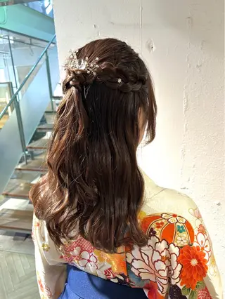 ヘアアレンジ 艶カラー/縮毛矯正/ アレンジ/akaneのヘアスタイル