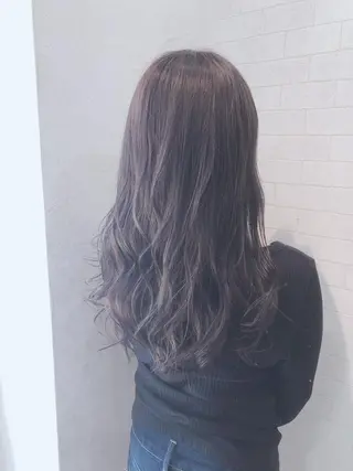 セミロング カラー 小森 拓哉のヘアスタイル
