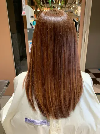 ロング カラー 透明感カラー& メンズアイブロウ専門のヘアスタイル