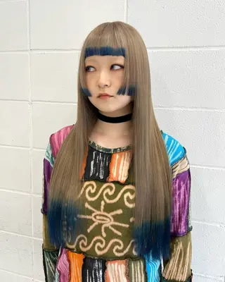 セミロング カラー HARU//原宿🤍 リピート率NO.1のヘアスタイル