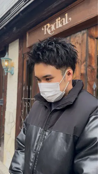 ショート メンズパーマ /レイヤー/こころのヘアスタイル