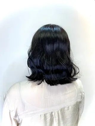 ミディアム カラー ヘアアレンジ RI MAのヘアスタイル
