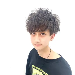 ショート メンズ 柏メンズカットパーマ NO.1タイチのヘアスタイル