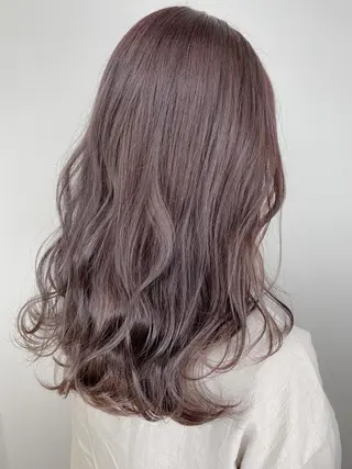 セミロング カラー 【透明感、艶髪】西村 有司のヘアスタイル