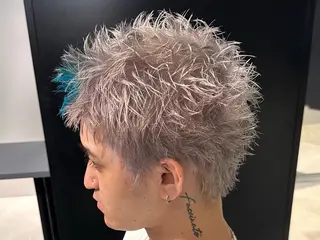 ショート カラー メンズ 榮 祈和人のヘアスタイル