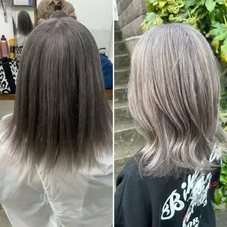 カラー ダブルスキルエクステ /羽エクステ白石宇由のヘアスタイル