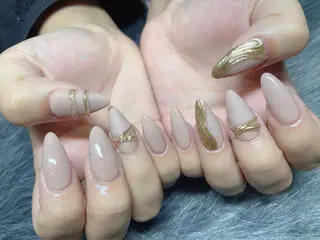 ミディアム ネイル 《LB》ラブリエ Nail&eyeのマツエク・マツパデザイン