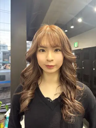 カラー ルシ🎨/ハイトーン デザイン/髪質改善のヘアスタイル