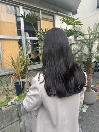 ロング 大迫 江梨のヘアスタイル