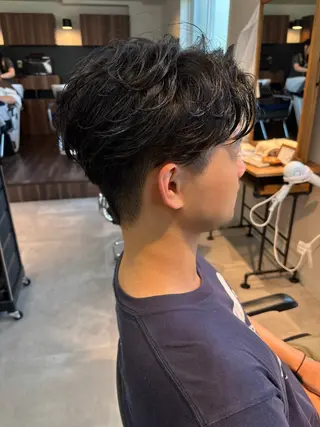 パーマ メンズ 保立/フェザーパーマ /メンズカット千葉のヘアスタイル