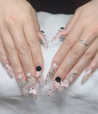 ネイル Lee Nails チップ長さだし専門店のネイルデザイン