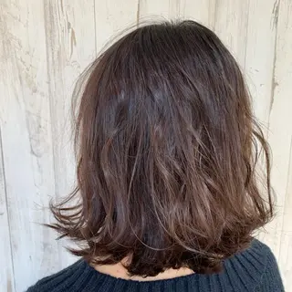 ミディアム カラー 心斎橋韓国ボブ 好原良真のヘアスタイル