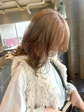 カラー 🤍垢抜け♡透明感 カラーmoeka🤍のヘアスタイル