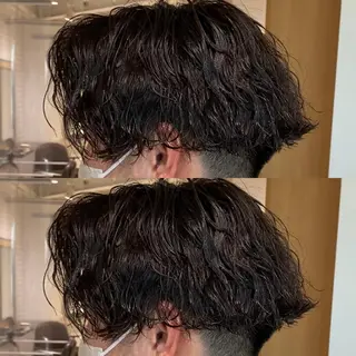 パーマ 神奈川大学最寄り白楽 三本松巧のヘアスタイル