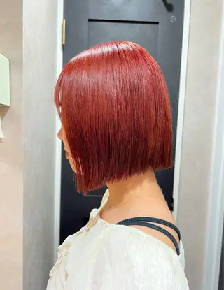ショート カラー 🥑🫧田實 紗和 ボブ/暖色カラー🩰のヘアスタイル