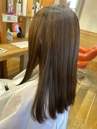 カラー 💚ᩚMISAKI/ 艶髪カラー💚ᩚのヘアスタイル