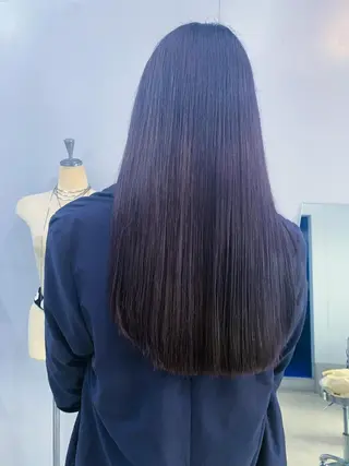 ロング カラー 高橋 亜紀のヘアスタイル