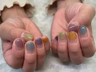 ネイル PURE BLUE NAILのネイルデザイン