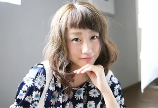 ミディアム 中村 海のヘアスタイル