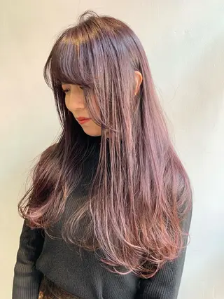 ロング カラー 怪我のため6月末 復帰予定田中瑞希🍃のヘアスタイル