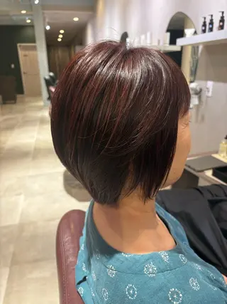 ショート カラー 君塚幸奈 /Calbariのヘアスタイル