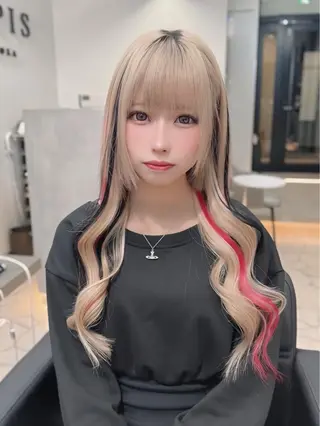 ☠️地雷ギャル職人⚡ りんのヘアスタイル