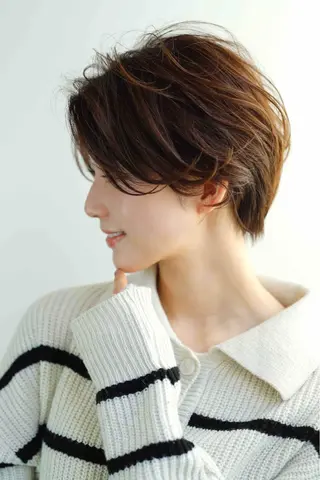 ショート カラー １日１名限定募集✨✨ 髪質改善ストレートのヘアスタイル