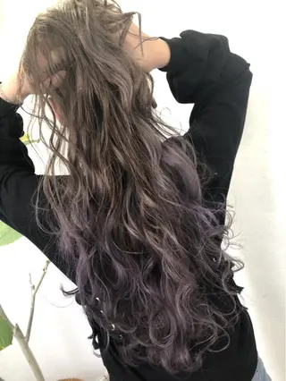 カラー ブリーチ毛縮毛矯正 👑山口のヘアスタイル