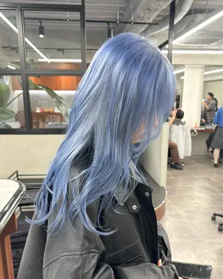 ロング カラー ブリーチ ハイトーン 特化🌈フジタハルキのヘアスタイル