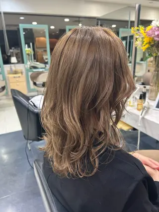 ミディアム 透明感カラー／ 艶髪／たなべだいのヘアスタイル