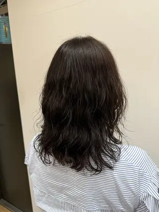 ミディアム 岡本 拡夢のヘアスタイル