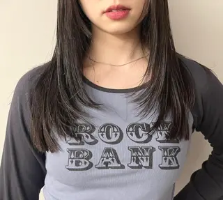 ロング サキ🤍ハイトーン 🩰くびれ巻きヘアのヘアスタイル
