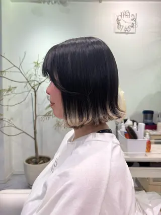ミディアム 新美 恵里子のヘアスタイル