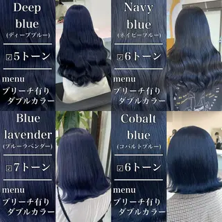 セミロング カラー レイヤー×透明感カラ ーHAYATOのヘアスタイル