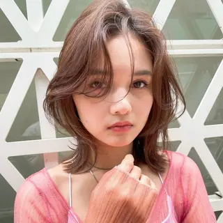 ミディアム 大通り/札幌駅 アカデミーアカウントのヘアスタイル