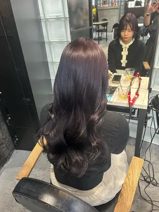 ロング 🌷ブリーチ縮毛矯正 /mina🌷のヘアスタイル