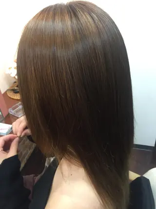 ロング パーマ 桧山 真のヘアスタイル